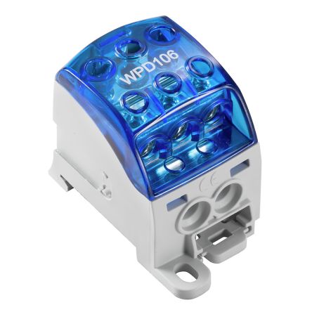 Weidmüller WPD Series Blue, 1-Level, Screw Termination, ATEX, IECEx [2518570000]; 285-5191