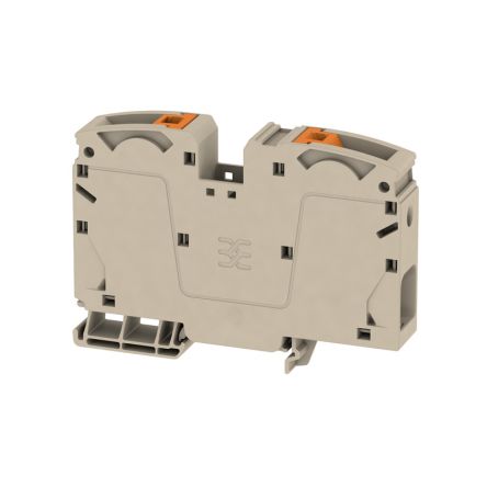 Weidmüller A2C Series Dark Beige, 35mm², 1-Level, Push In Termination, ATEX, IECEx [2551510000]; 285-5197