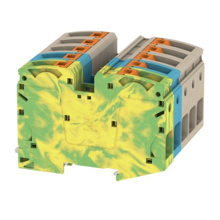 Weidmüller 2551540000 A2C Series Dark Beige, 35mm², 1-Level, Push In Termination, ATEX, IECEx [2551540000]; 285-5198