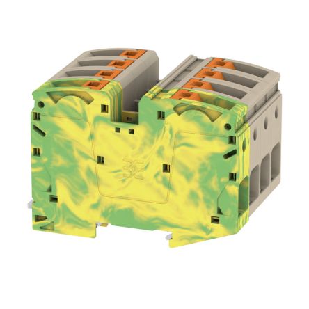 Weidmüller A2C Series Dark Beige, 35mm², 1-Level, Push In Termination, ATEX, IECEx [2552120000]; 285-5201