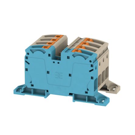 Weidmüller A2C Series Dark Beige, 35mm², 1-Level, Push In Termination, ATEX, IECEx [2552190000]; 285-5204