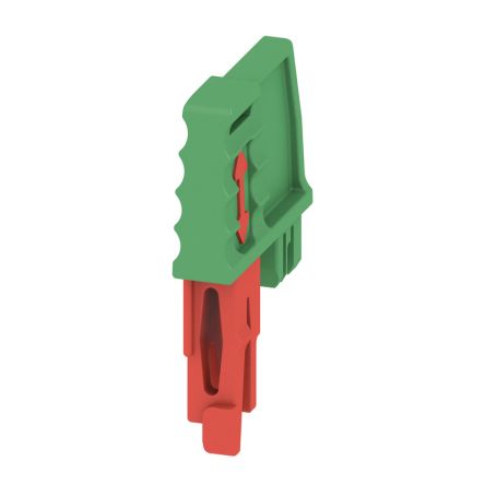 Weidmüller, LL TTB 6/2 CM GN Locking Lever for use with  for use with Terminal Blocks [2710390000]; 285-5265