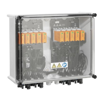Weidmüller PVN Series Grey, Transparent Polycarbonate, Polyester Glass Fibre Reinforced Junction Box, IP65, 3 [2737600000]; 285-5283