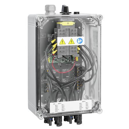 Weidmüller PVN Series Grey, Transparent Polycarbonate, Polyester Glass Fibre Reinforced Junction Box, IP65, 3 [2778880000]; 285-5305