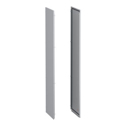 Schneider Electric PanelSeT SFN Accessoires Series RAL 7035 Grey Steel Side Panel, 1600mm H, 500mm W, for Use with [NSY2SPN165]; 285-5355
