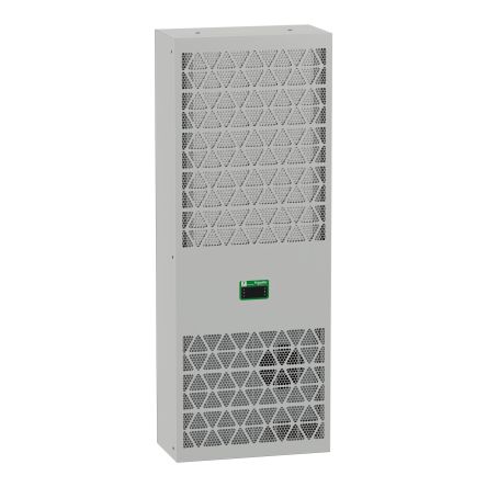 Schneider Electric ClimaSys Series Enclosure Cooling Unit, 3200W, 230V ac, 1200 m³/h, 1400 m³/h, 250 x 490 x 1300mm [NSYCU3K2DG]; 285-5409