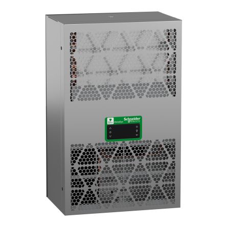 Schneider Electric ClimaSys Series Enclosure Cooling Unit, 350W, 230V ac, 117 m³/h, 166 m³/h, 190 x 290 x 460mm [NSYCUX350DG]; 285-5476