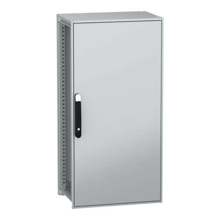 Schneider Electric PanelSeT SFN Series Galvanised Steel Single-Door-Door Floor Standing Enclosure, Plain Door Door, [NSYSFN12640]; 285-5478