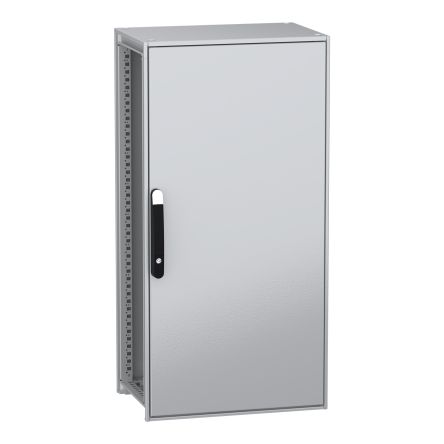 Schneider Electric PanelSeT SFN Series Galvanised Steel Single-Door-Door Floor Standing Enclosure, Plain Door Door, [NSYSFN12640P]; 285-5479