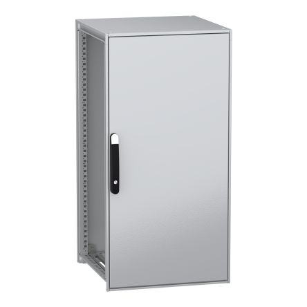 Schneider Electric PanelSeT SFN Series Galvanised Steel Single-Door-Door Floor Standing Enclosure, Plain Door Door, [NSYSFN12660]; 285-5480
