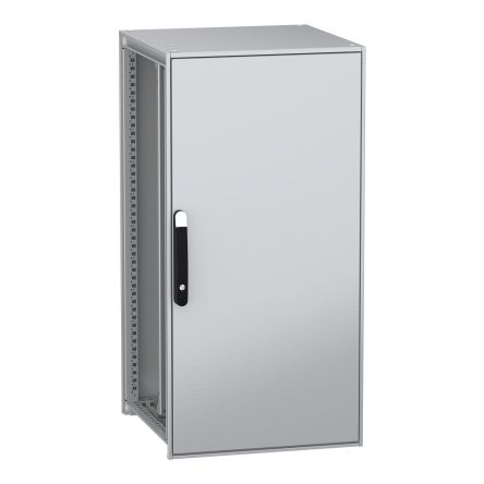 Schneider Electric PanelSeT SFN Series Galvanised Steel Single-Door-Door Floor Standing Enclosure, Plain Door Door, [NSYSFN12660P]; 285-5481