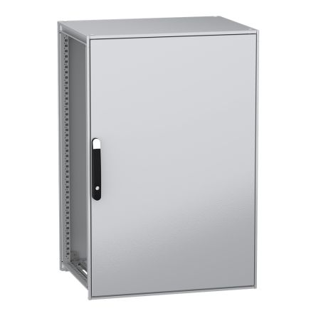Schneider Electric PanelSeT SFN Series Galvanised Steel Single-Door-Door Floor Standing Enclosure, Plain Door Door, [NSYSFN12860]; 285-5484