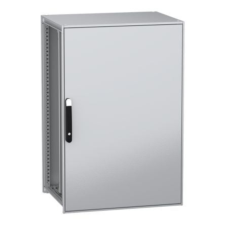 Schneider Electric PanelSeT SFN Series Galvanised Steel Single-Door-Door Floor Standing Enclosure, Plain Door Door, [NSYSFN12860P]; 285-5485