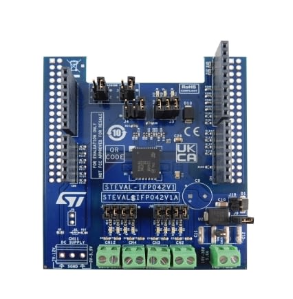 STMicroelectronics Industrial Digital Output Expansion Board Development kit for ISO808A for STM32 Nucleo [STEVAL-IFP042V1]; 285-5906