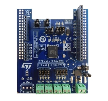 STMicroelectronics Industrial Digital Output Expansion Board Development kit for ISO808A-1 for STM32 Nucleo [STEVAL-IFP048V1]; 285-5908