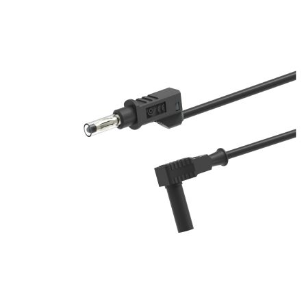 Electro PJP Plug, 12A, 600V, Black, 1m Lead Length [2210/600V-100N]; 285-5938