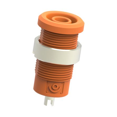 Electro PJP Red Female Banana Socket, 4 mm Connector, Solder Termination, 25A, 1kV, Nickel Plating [3275-I-R]; 285-5967