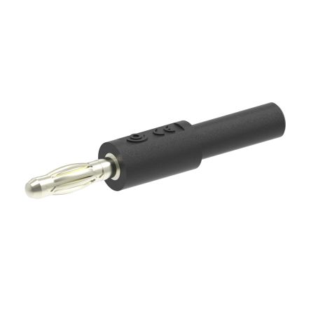Electro PJP Black, Female to Male Banana adapter and Nickel Plated [Ada1056-N]; 285-5991