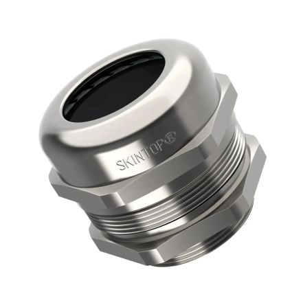 Lapp 5311 Series Silver Brass Cable Gland, M12 Thread, IP68, IP69 [53112100]; 285-6098