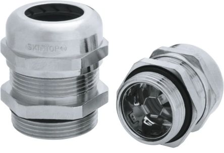 Lapp 5311 Series Silver Brass Cable Gland, M20 Thread, IP66, IP68, IP69 [53112635]; 285-6103