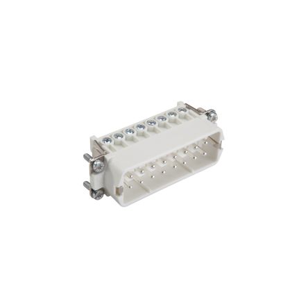 Lapp Connector, 17 Way, 16A, Male, H-A 16, 400 V [75009631]; 285-6174