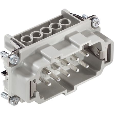 Lapp Connector, 11 Way, 16A, Male, H-BE 10, 500 V [75009641]; 285-6179