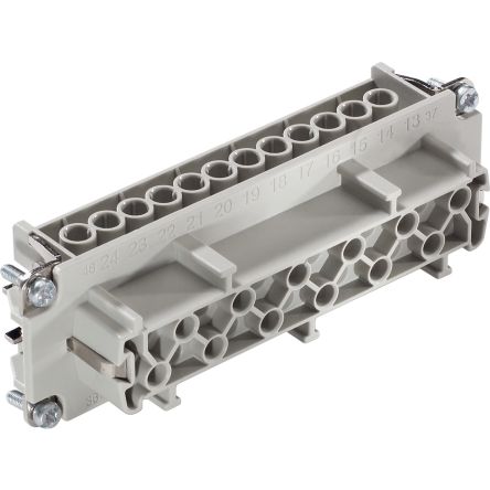 Lapp Connector, 25 Way, 16A, Female, H-BE 24, 500 V [75009653]; 285-6187