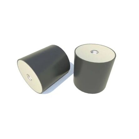 FIBET Cylindrical M4 Anti Vibration Mount, Female to Female Bobbin [P1615DD04-50]; 285-6626