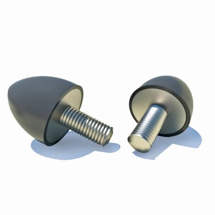 FIBET Cylindrical M8 Anti Vibration Mount, Cone/Cab Mount with 71daN Compression Load [P5050VP23-60]; 285-6627