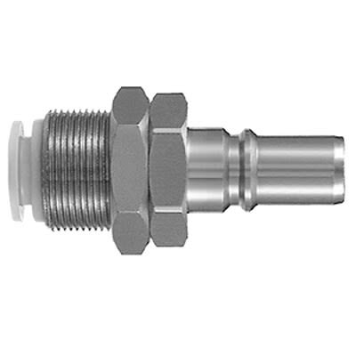 SMC Male Pneumatic Quick Connect Coupling, 1/4 [KK4P-08E]; 285-7014