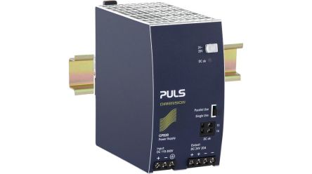 PULS C- Series DC-DC Converter, 24V dc/ 20A Output, 110 → 300 VDC Input, 480W, DIN Rail Mount, +70°C Max Temp [CPS20.241-D1]; 285-7292