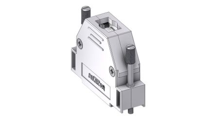 Deltron Connectors Thermoplastic D Sub Backshell, Strain Relief [CTLM25UN4]; 285-7305