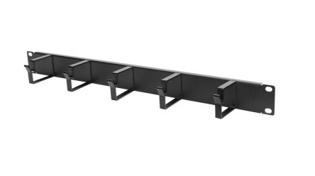 Digitus Black Steel Cable Management Panel, 1U [DN-97602]; 285-7348
