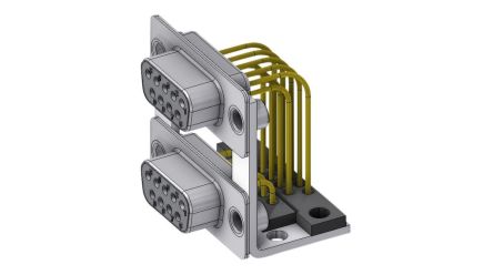 Deltron Connectors DPB 9 Way D-sub Connector Socket, 2.84mm Pitch [DPB09SN70/09SN70-S/2]; 285-7352