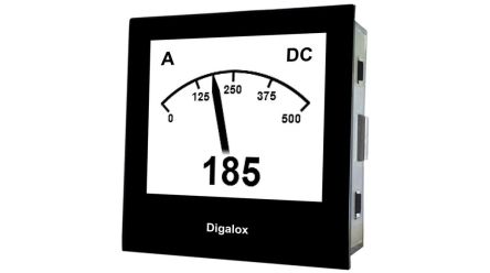 TDE Instruments DPM72 LCD Digital Panel Multi-Function Meter for Current, Voltage, 68mm x 68mm [DPM72-PP]; 285-7355