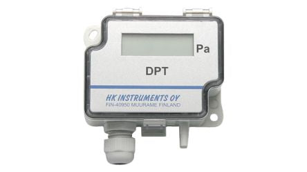 HK Instruments DPT2500 Series Pressure Transmitter, 0Pa Min, 2500Pa Max, Current, Voltage Output, Differential Reading [DPT2500-R8-D]; 285-7357