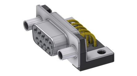 Deltron Connectors DTS 9 Way D-sub Connector Socket, 2.54mm Pitch [DTS09SYC/2M66UN]; 285-7392