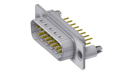 Deltron Connectors DTS 15 Way D-sub Connector Plug [DTS15PY/2M86UN]; 285-7393
