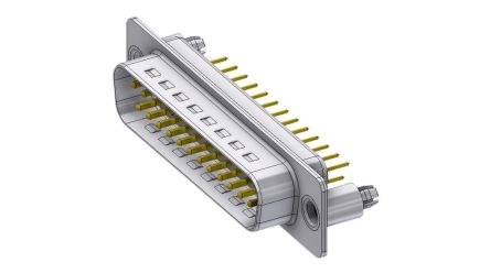 Deltron Connectors DTS 25 Way D-sub Connector Plug [DTS25PY/2M86UN]; 285-7396