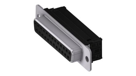 Deltron Connectors DTS 25 Way D-sub Connector Socket, 2.84mm Pitch [DTS25SFC/2-A]; 285-7398