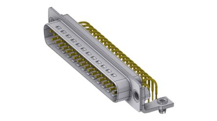 Deltron Connectors DTS 37 Way D-sub Connector Plug, 2.54mm Pitch [DTS37PYC/2M47UN]; 285-7400