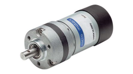 Micro Light Geared DC Motor, 5.5 W, 12 V dc, 6 rpm, 8mm Shaft Diameter [E192.12.625]; 285-7422