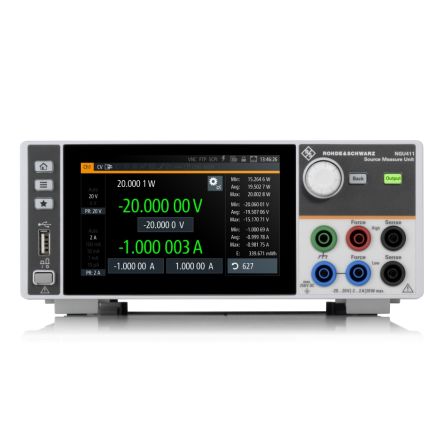 Rohde & Schwarz NGU Series Source Meter, 20 V, 1-Channel, 3 A, 20 W Output [NGU411-G]; 285-7515
