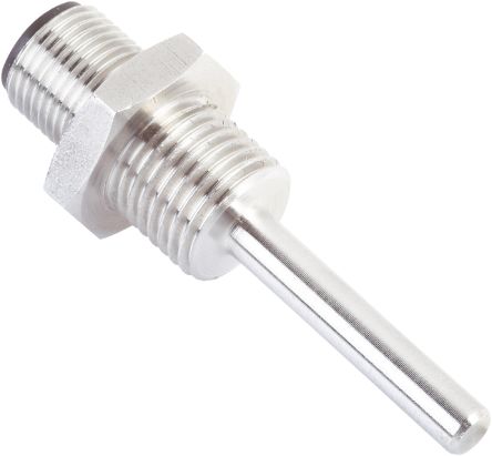 SICK PT100 RTD Sensor, 5mm Dia, 30mm Long, 2 Wire, G 3/8 B, +100°C Max [TSP-1PAG30305MZ / 6042942]; 285-9066