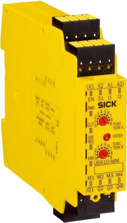 SICK UE410 Series Safety Controller, 2 Safety Inputs, 2 Safety Outputs, 24 V dc [UE410-MM4]; 285-9080