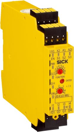 SICK UE410 Series Safety Controller, 2 Safety Inputs, 4 Safety Outputs, 24 V dc [UE410-MU3T0]; 285-9081