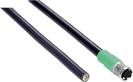 SICK Straight Female 17 way M12 to Unterminated Connector & Cable, 3m [YF2A2D-030UV1XLEAX / 6042772]; 285-9168