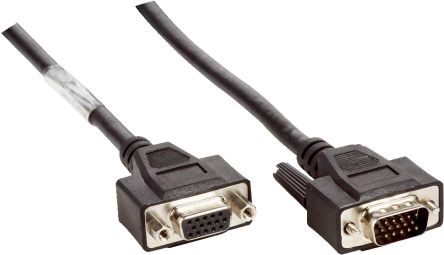SICK Straight Female 15 way 15 Pin D-sub to Male 15 way 15 Pin D-sub Connector & Cable, 2m [YFHSAC-020VD5MHSA / 6054331]; 285-9208