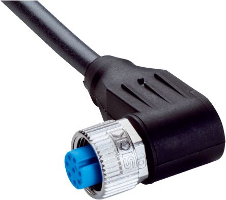 SICK Right Angle Female 8 way M12 to Unterminated Connector & Cable, 10m [YG2A18-100UA5XLEAX]; 285-9215