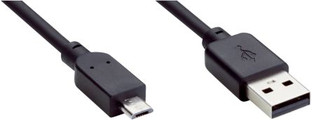 SICK Straight Male 4 way Micro USB B to Male 4 way USB A Connector & Cable, 5m [YMUSA4-050VG4MUIA4]; 285-9245